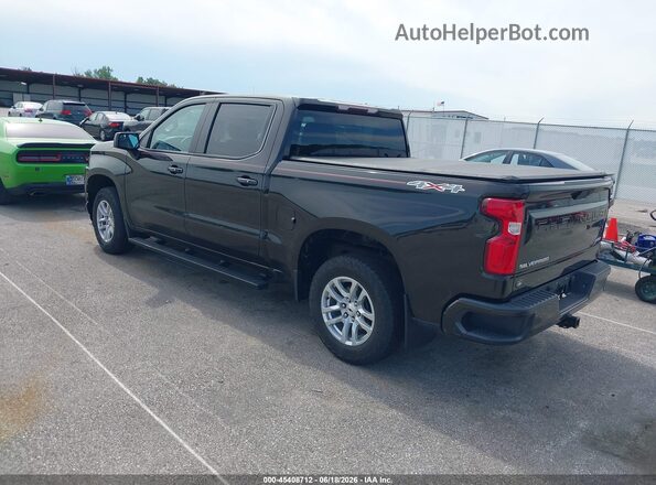 1GCUYEED1KZ396876 2019 CHEVROLET SILVERADO Black Tył lewy