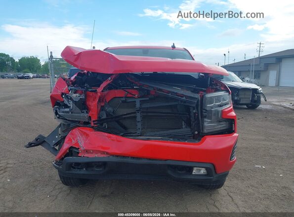 1GCUYEED1LZ372434 2020 CHEVROLET SILVERADO Red Սալոնի հետևի տեսք