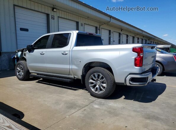 1GCUYEED2MZ395447 2021 CHEVROLET SILVERADO Silver Rear left