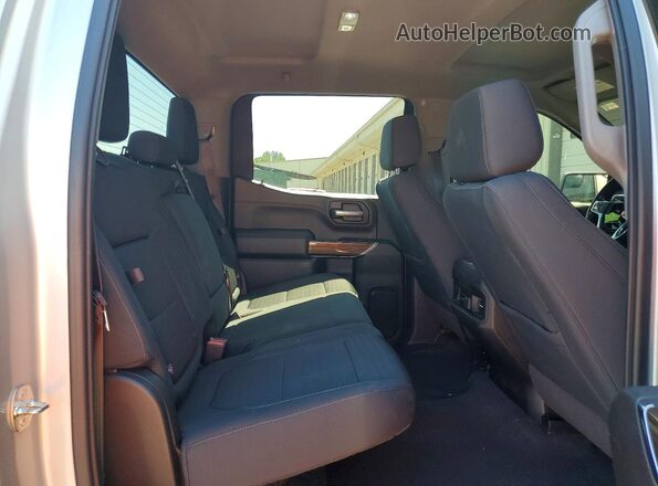 1GCUYEED2MZ395447 2021 CHEVROLET SILVERADO Silver Rear seats view