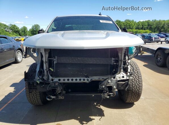 1GCUYEED2MZ395447 2021 CHEVROLET SILVERADO Silver Front view