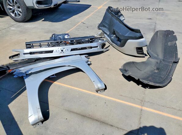 1GCUYEED2MZ395447 2021 CHEVROLET SILVERADO Silver Engine compartment view