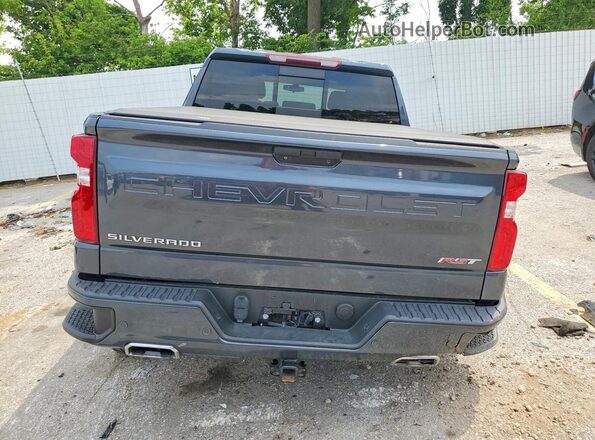 1GCUYEED3NZ105010 2022 CHEVROLET SILVERADO Серый Вид сзади