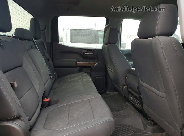1GCUYEED4MZ435088 2021 CHEVROLET SILVERADO Black Vista de los asientos traseros