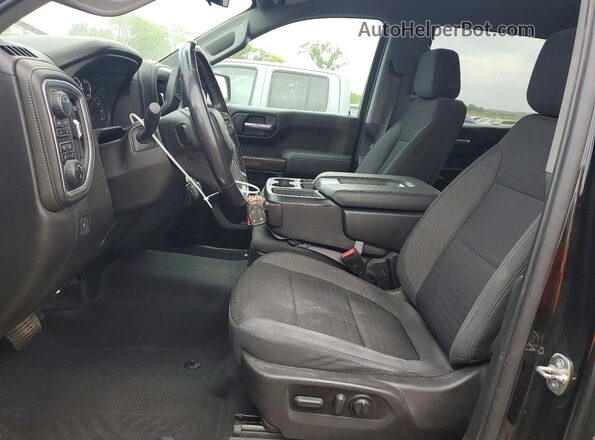 1GCUYEED4MZ435088 2021 CHEVROLET SILVERADO Black Vista interior delantera