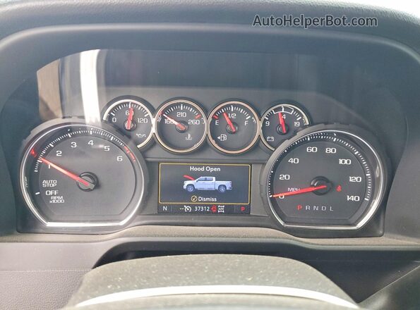 1GCUYEED4MZ435088 2021 CHEVROLET SILVERADO Black Vista del cuadro de instrumentos