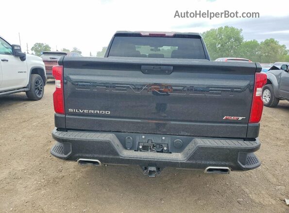 1GCUYEED4MZ435088 2021 CHEVROLET SILVERADO Black Vista trasera