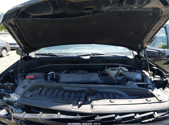 1GCUYEED4MZ438833 2021 CHEVROLET SILVERADO Black Вид ззаду