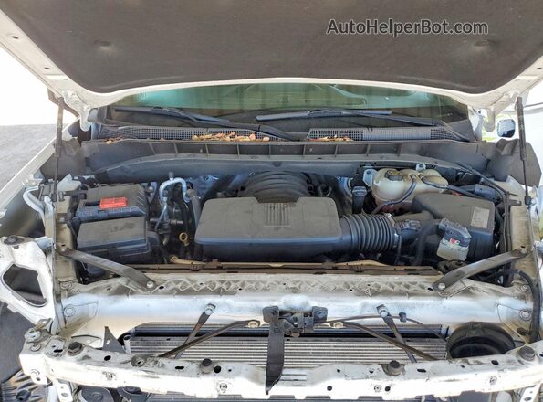 1GCUYEED5MZ191256 2021 CHEVROLET SILVERADO White უკანა სალონის ხედი