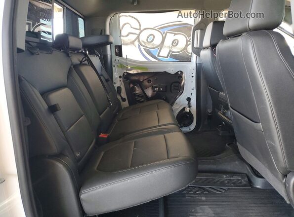 1GCUYEED5MZ191256 2021 CHEVROLET SILVERADO White უკანა სავარძლების ხედი