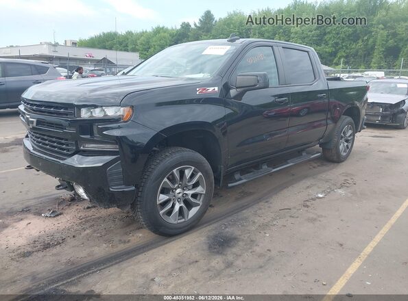 1GCUYEED5MZ316918 2021 CHEVROLET SILVERADO Black წინა მარცხენა ხედი სამი მეოთხედიდან