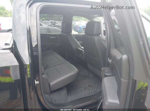 1GCUYEED5MZ316918 2021 CHEVROLET SILVERADO Black VIN კოდის სტიკერის ხედი