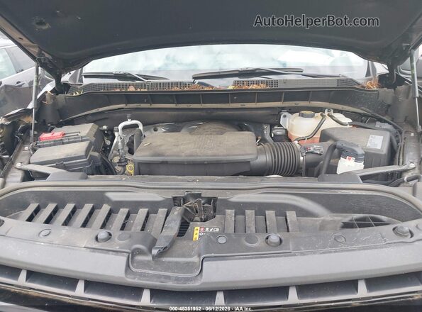1GCUYEED5MZ316918 2021 CHEVROLET SILVERADO Black უკანა ხედი