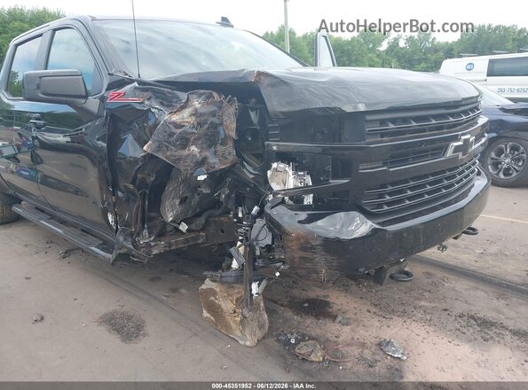 1GCUYEED5MZ316918 2021 CHEVROLET SILVERADO Black წინა ხედი