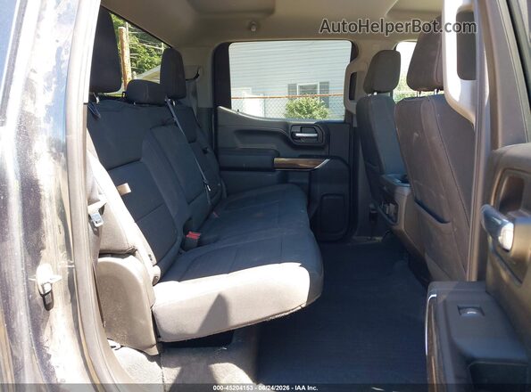 1GCUYEED5MZ379453 2021 CHEVROLET SILVERADO Gray Vista de la etiqueta del VIN