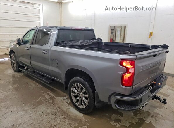 1GCUYEED6MZ370454 2021 CHEVROLET SILVERADO Gray Trasero izquierdo