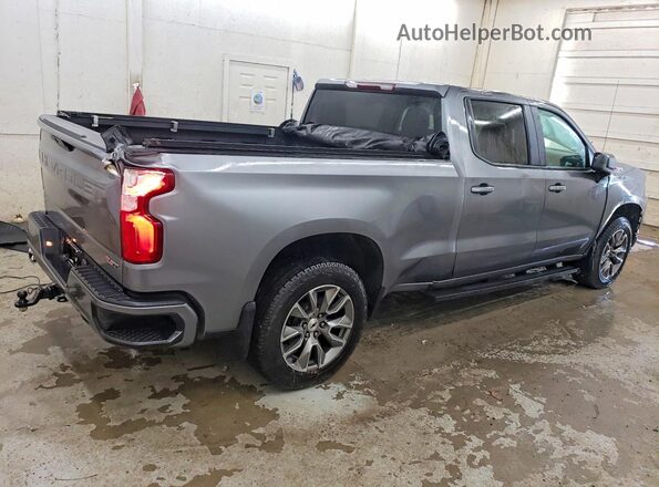 1GCUYEED6MZ370454 2021 CHEVROLET SILVERADO Gray Trasero derecho