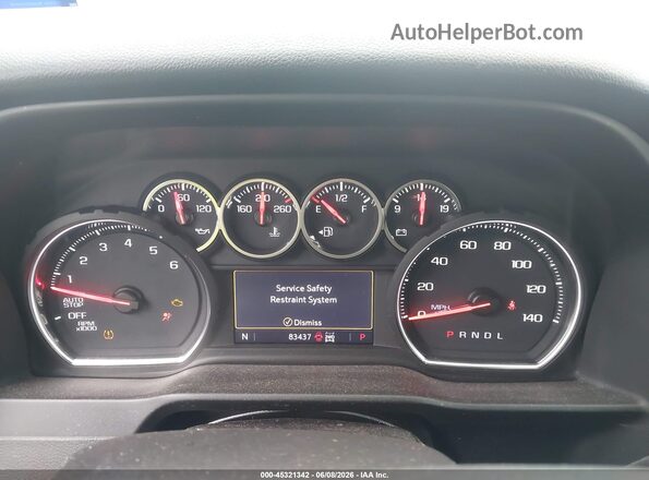 1GCUYEED7KZ103496 2019 CHEVROLET SILVERADO Черный Вид задних сидений