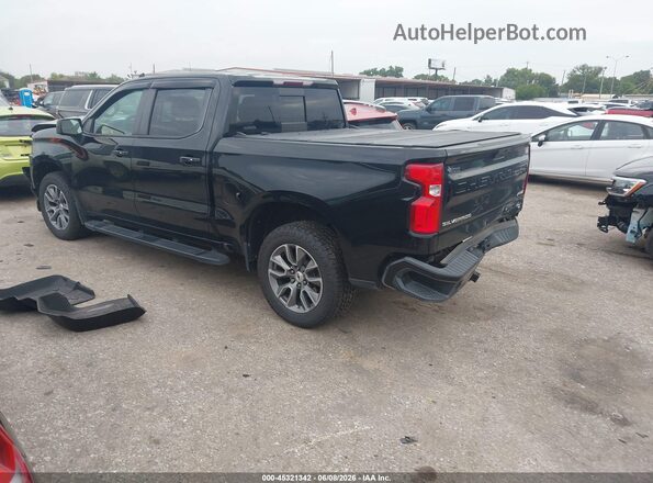 1GCUYEED7KZ103496 2019 CHEVROLET SILVERADO Черный Задняя левая четверть