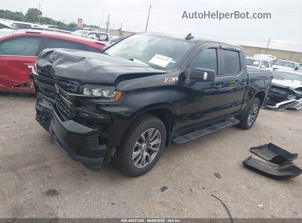 1GCUYEED7KZ103496 2019 CHEVROLET SILVERADO Черный Передняя левая четверть