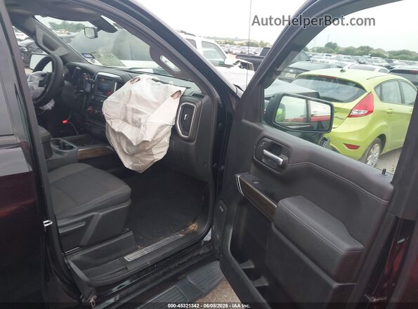 1GCUYEED7KZ103496 2019 CHEVROLET SILVERADO Черный Вид салона спереди