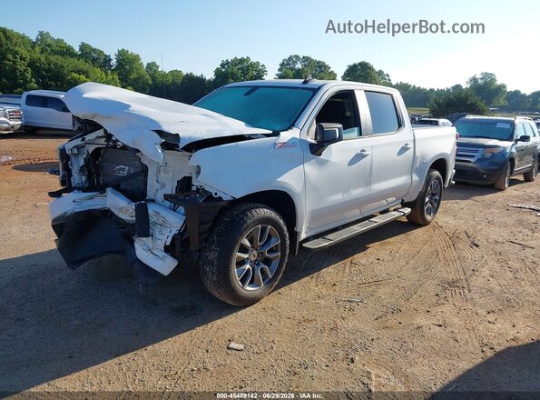 1GCUYEED8NZ200419 2022 CHEVROLET SILVERADO Белый Передняя левая четверть