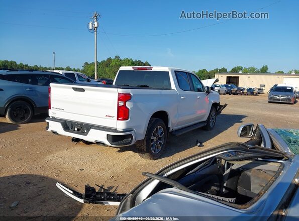 1GCUYEED8NZ200419 2022 CHEVROLET SILVERADO Белый Задняя правая четверть