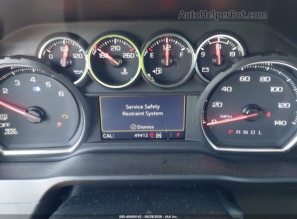 1GCUYEED8NZ200419 2022 CHEVROLET SILVERADO Белый Вид задних сидений
