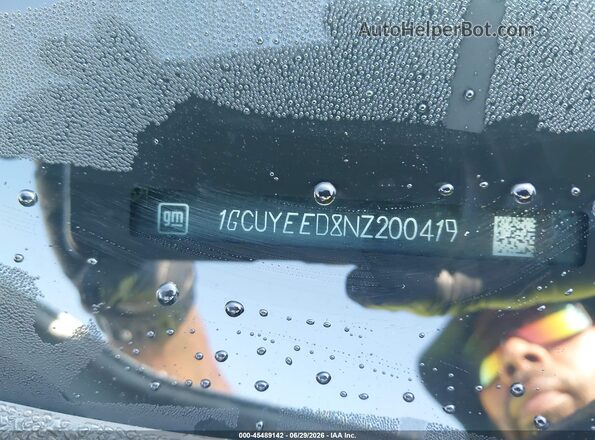1GCUYEED8NZ200419 2022 CHEVROLET SILVERADO Белый Вид подкапотного пространства