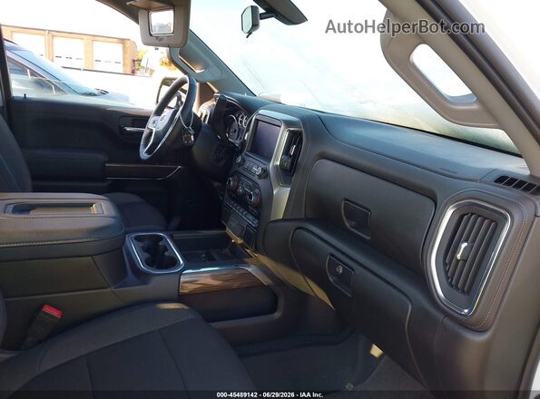 1GCUYEED8NZ200419 2022 CHEVROLET SILVERADO Белый Вид салона спереди