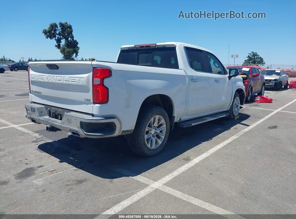 1GCUYGED1KZ124730 2019 CHEVROLET SILVERADO Белый Задняя правая четверть