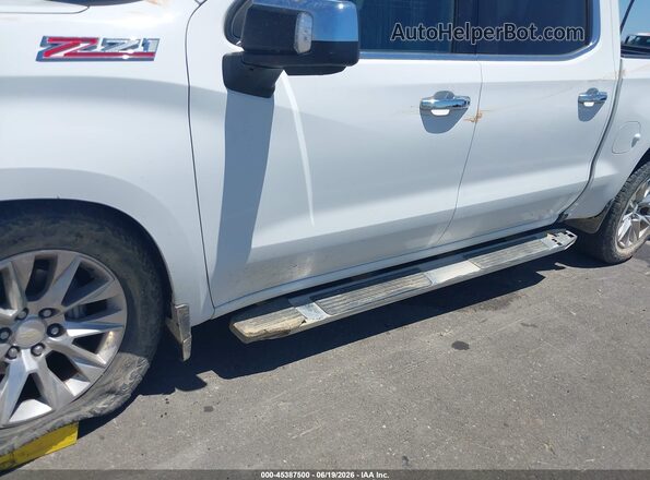 1GCUYGED1KZ124730 2019 CHEVROLET SILVERADO Белый Вид щитка приборов