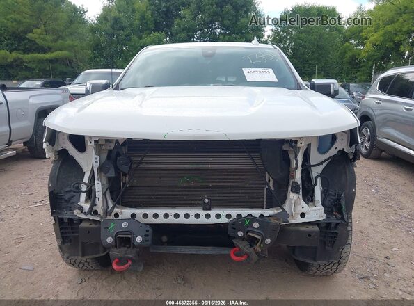 1GCUYGED4KZ101037 2019 CHEVROLET SILVERADO White Вид щитка приладів