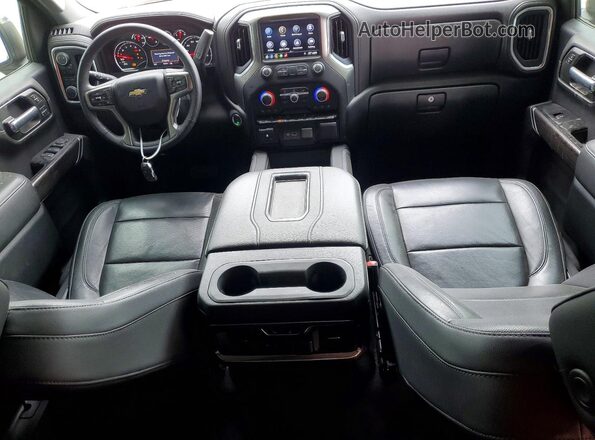 1GCUYGED4KZ419661 2019 CHEVROLET SILVERADO Red Առջևի վահանակի տեսք