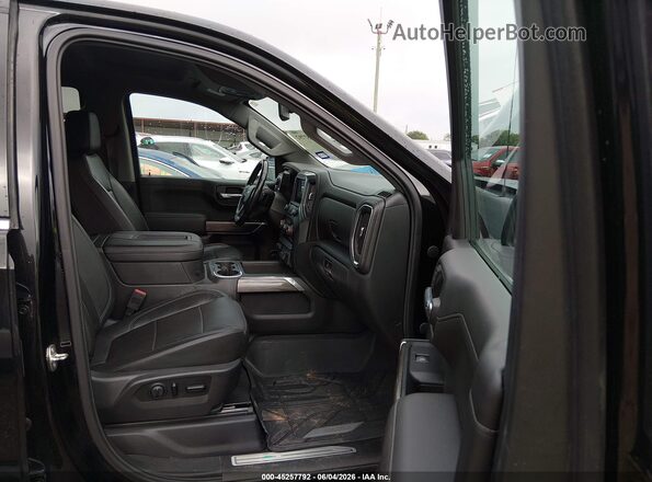 1GCUYGED5KZ382992 2019 CHEVROLET SILVERADO Черный Вид салона спереди