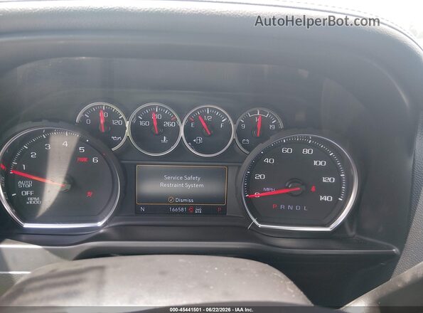 1GCUYGED5MZ225191 2021 CHEVROLET SILVERADO White Vista de los asientos traseros