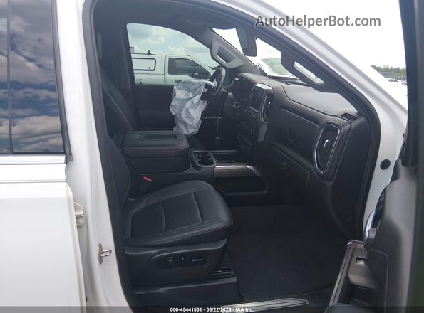 1GCUYGED5MZ225191 2021 CHEVROLET SILVERADO White Vista interior delantera