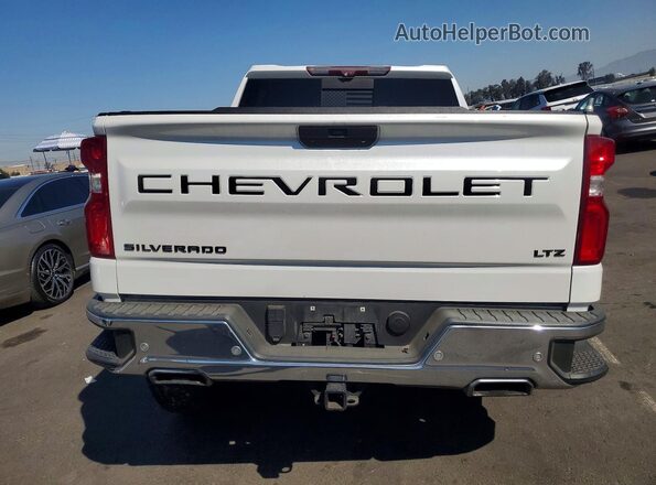 1GCUYGED8LZ236815 2020 CHEVROLET SILVERADO White უკანა ხედი