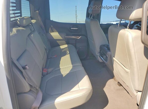 1GCUYGED8LZ236815 2020 CHEVROLET SILVERADO White უკანა სავარძლების ხედი