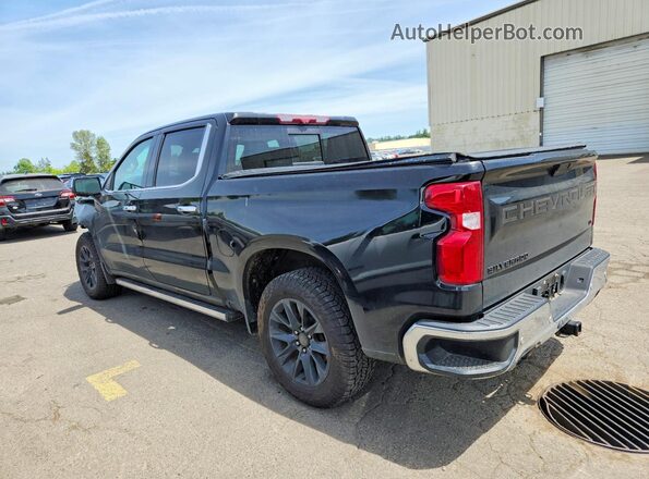 1GCUYGED8NZ110957 2022 CHEVROLET SILVERADO Black Tył lewy