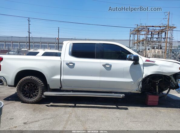 1GCUYGEL9KZ165792 2019 CHEVROLET SILVERADO White Widok wnętrza 360 stopni
