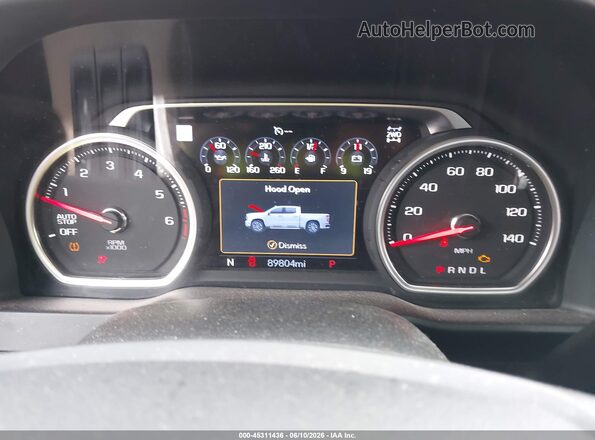 1GCUYGEL9LZ297243 2020 CHEVROLET SILVERADO Black Հետևի նստատեղերի տեսք