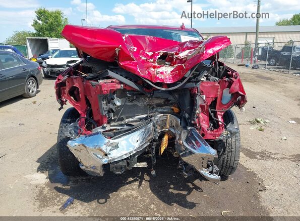 1GCUYGET2MZ365318 2021 CHEVROLET SILVERADO Burgundy წინა ხედი