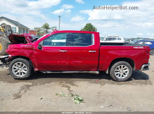 1GCUYGET2MZ365318 2021 CHEVROLET SILVERADO Burgundy 