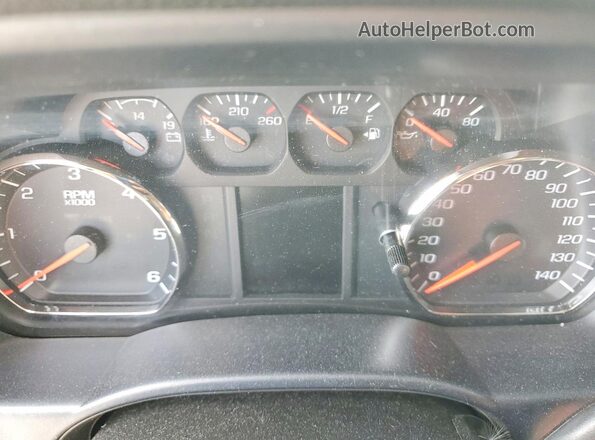 1GCVKNEC0HZ256971 2017 CHEVROLET SILVERADO White Вид щитка приладів