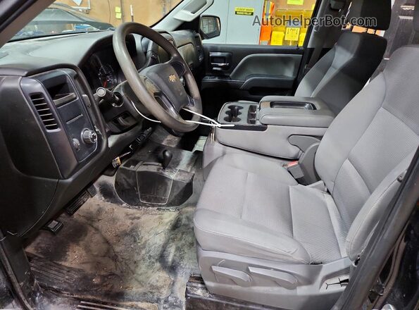 1GCVKNEC1GZ232080 2016 CHEVROLET SILVERADO Black Вид салону спереду