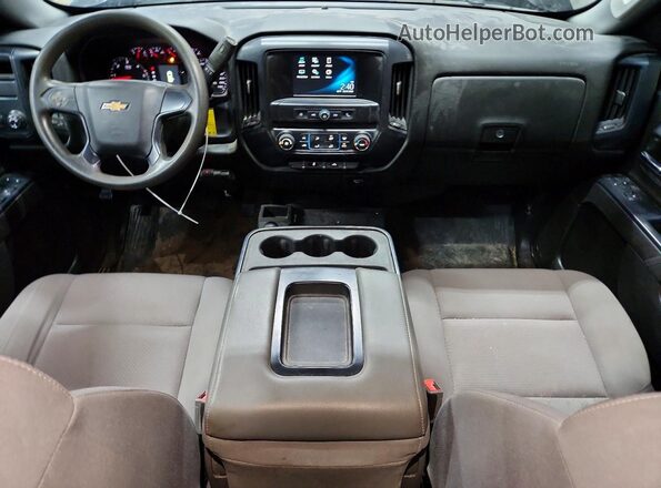 1GCVKNEC1GZ232080 2016 CHEVROLET SILVERADO Black Вид панелі приладів