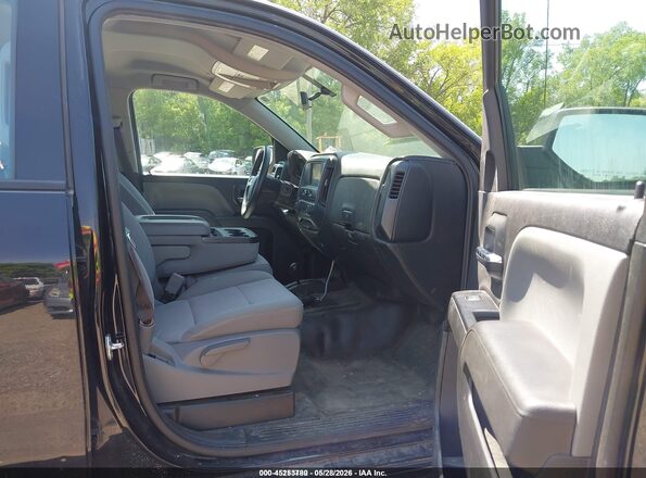 1GCVKNECXHZ309823 2017 CHEVROLET SILVERADO Черный Вид салона спереди
