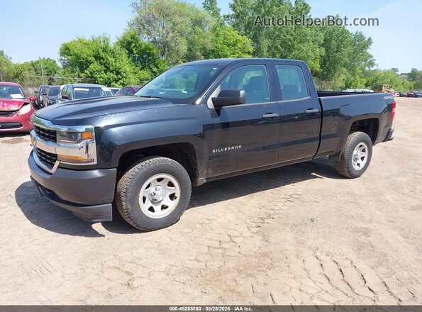 1GCVKNECXHZ309823 2017 CHEVROLET SILVERADO Черный Передняя левая четверть
