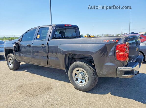 1GCVKNEH0GZ334983 2016 CHEVROLET SILVERADO Charcoal უკანა მარცხენა